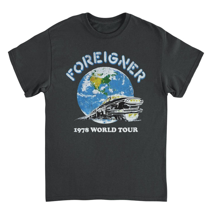 1978 World Tour Black T-Shirt (Foreigner)
