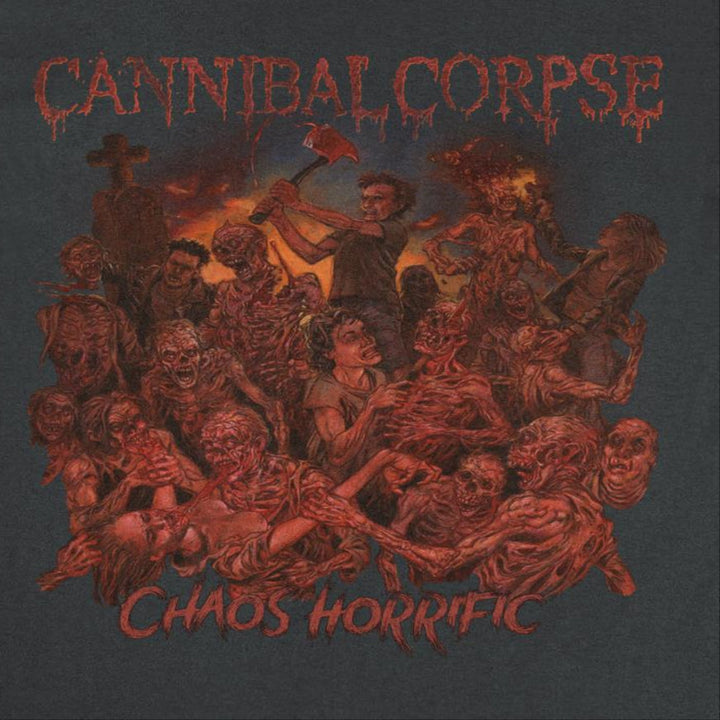 Chaos Horrific Front Black T-Shirt (Cannibal Corpse)