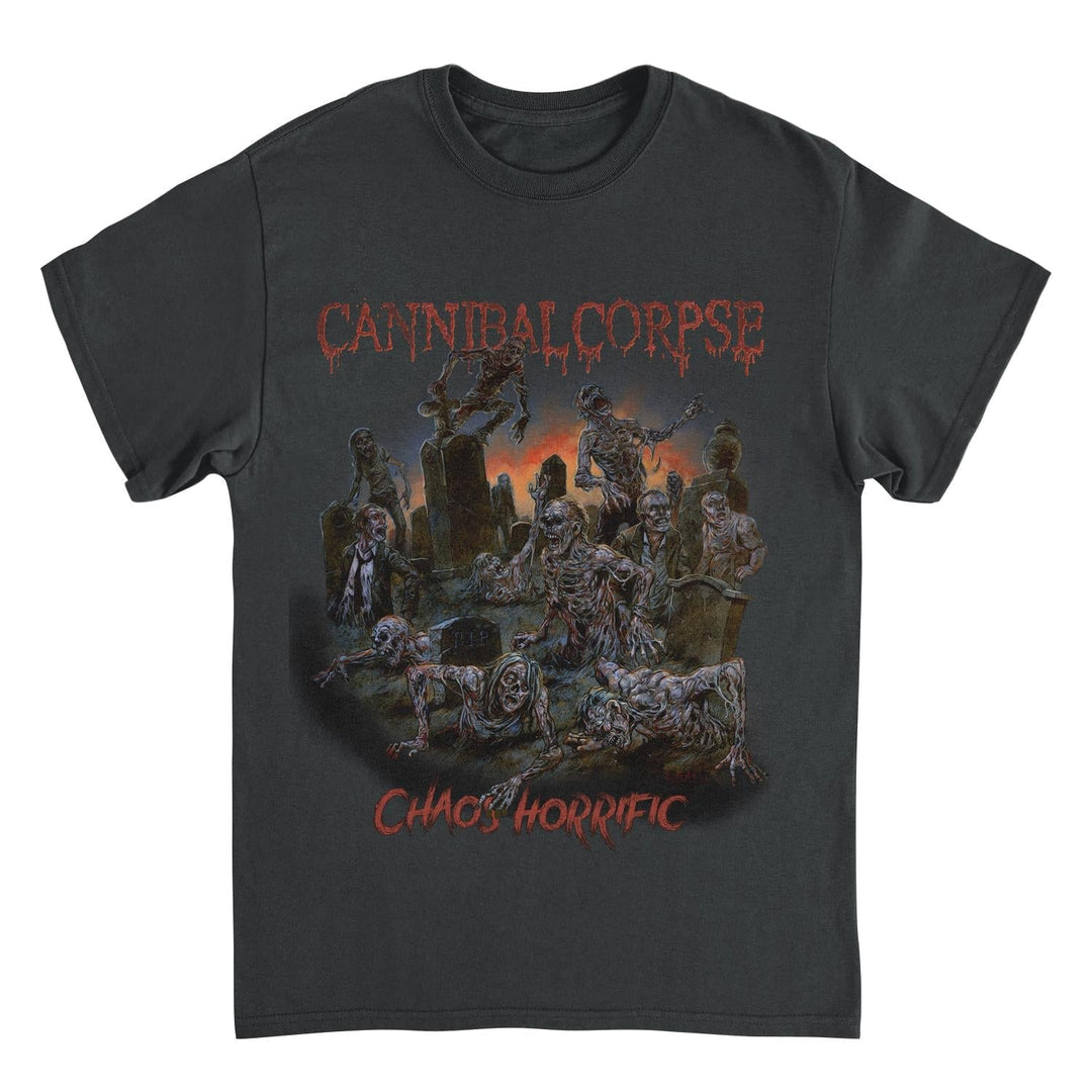 Chaos Horrific Tame Front Black T-Shirt (Cannibal Corpse)