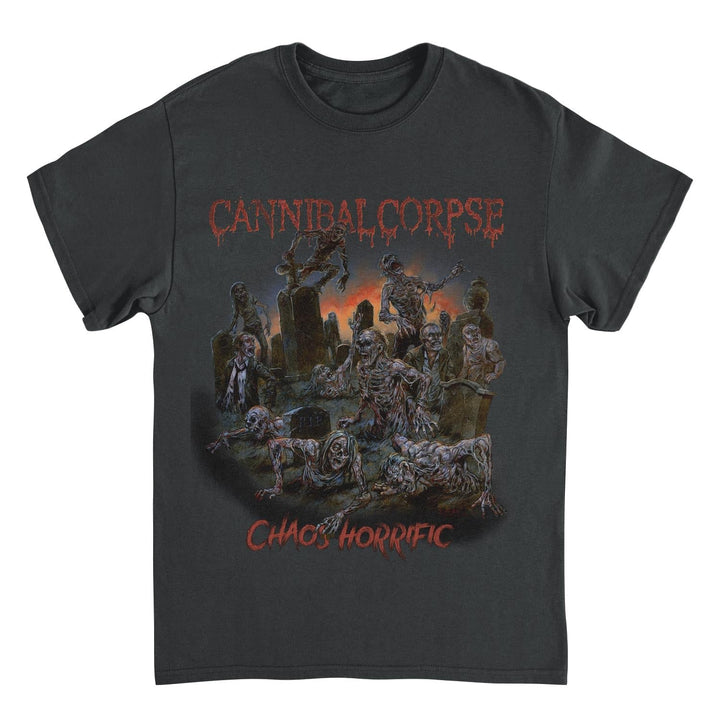 Chaos Horrific Tame Front Black T-Shirt (Cannibal Corpse)