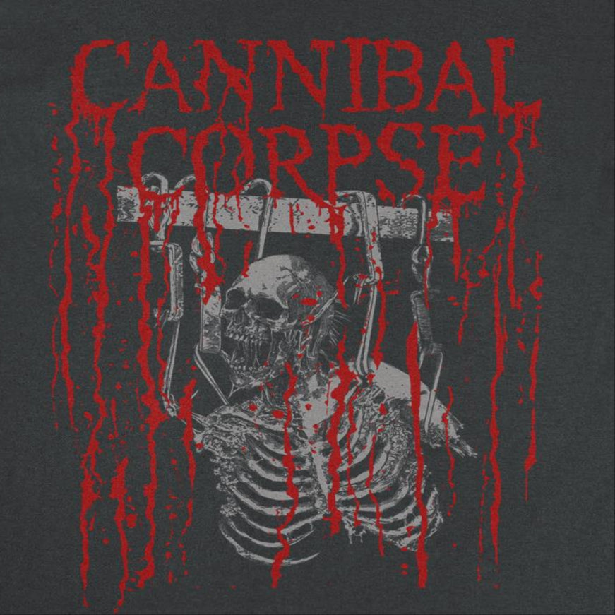 Hooked Black T-Shirt (Cannibal Corpse)