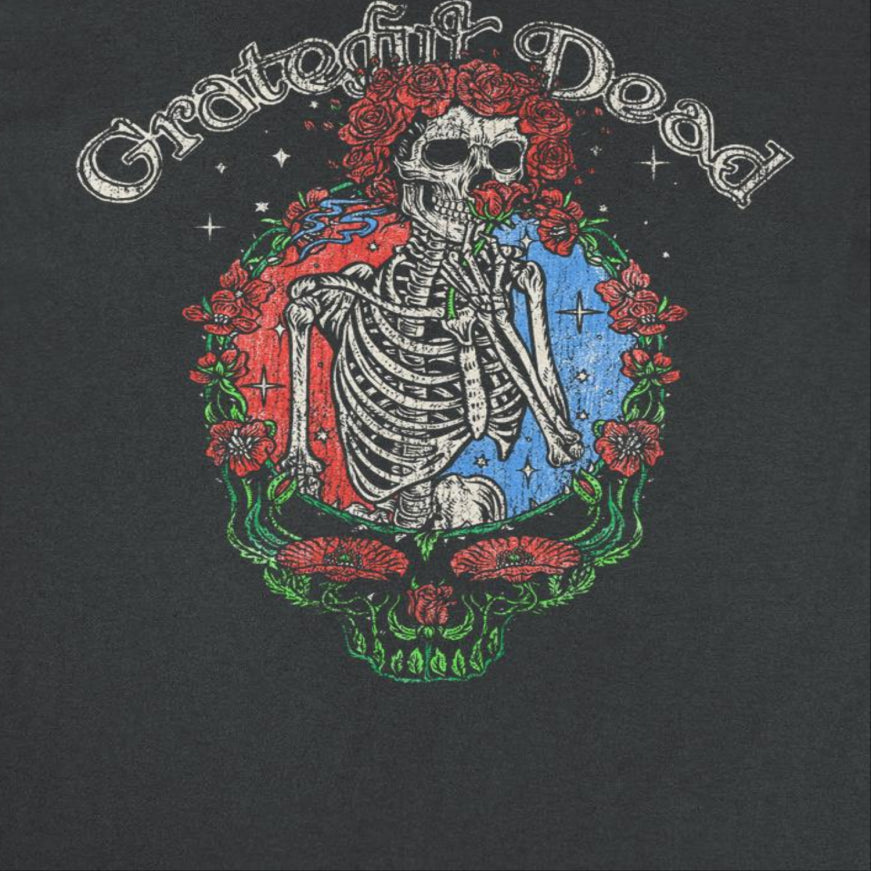 Floral Stealie T-Shirt (Grateful Dead)