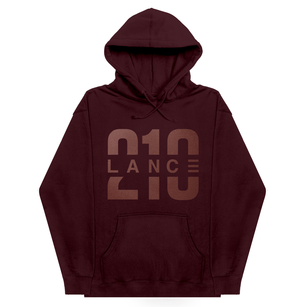 210 Maroon Foil Hoodie (Lance Stewart)