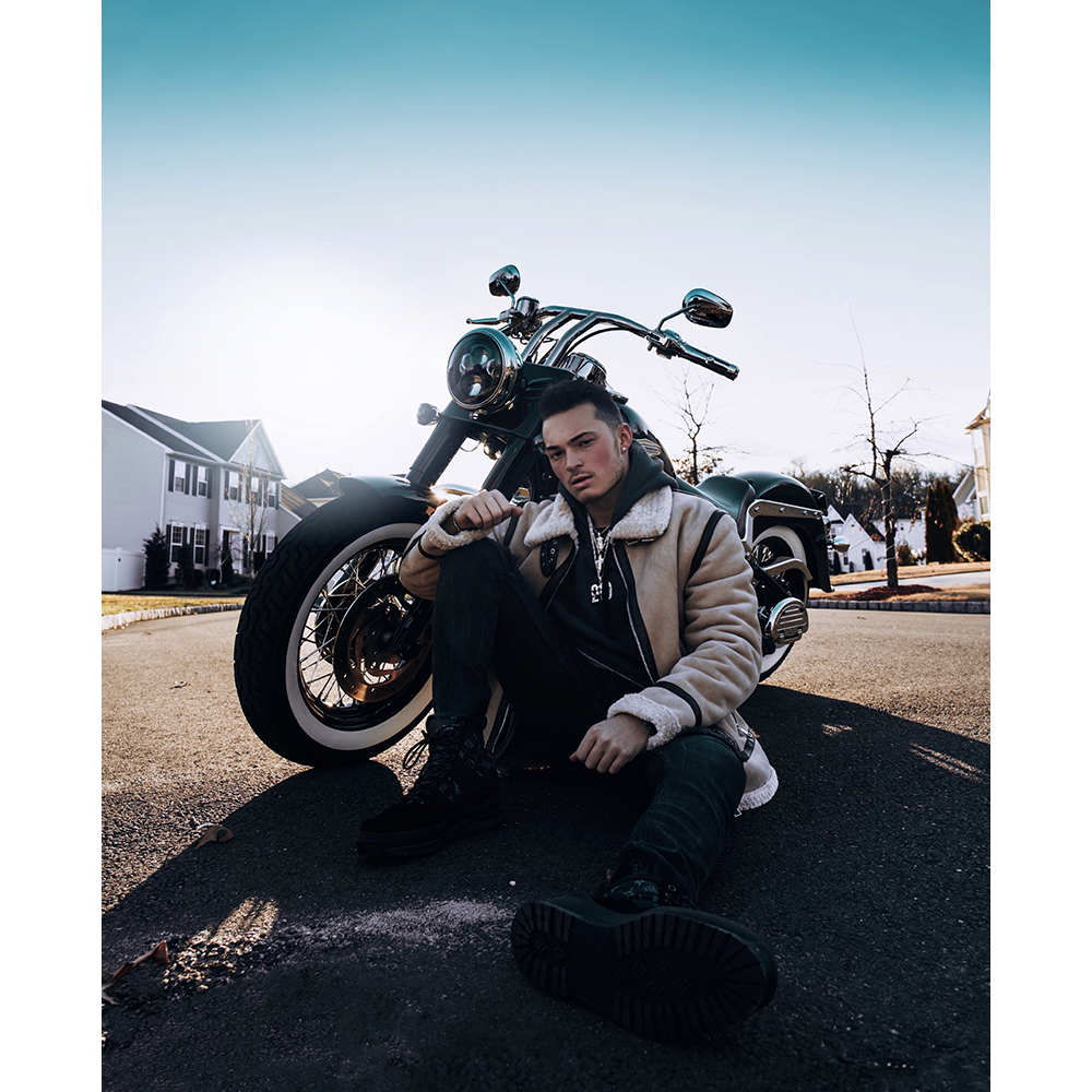 Foil Motorcycle Poster (Standard) (Lance Stewart)
