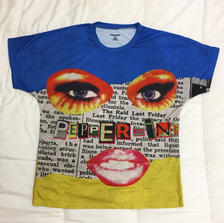Ransom Note Sublimated Tee (Peppermint)