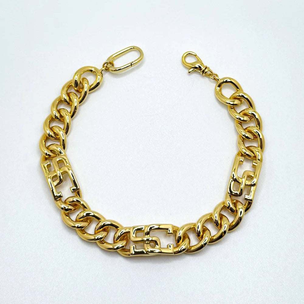 Charm Bracelet + Logo Charm (Sapphira Cristál)