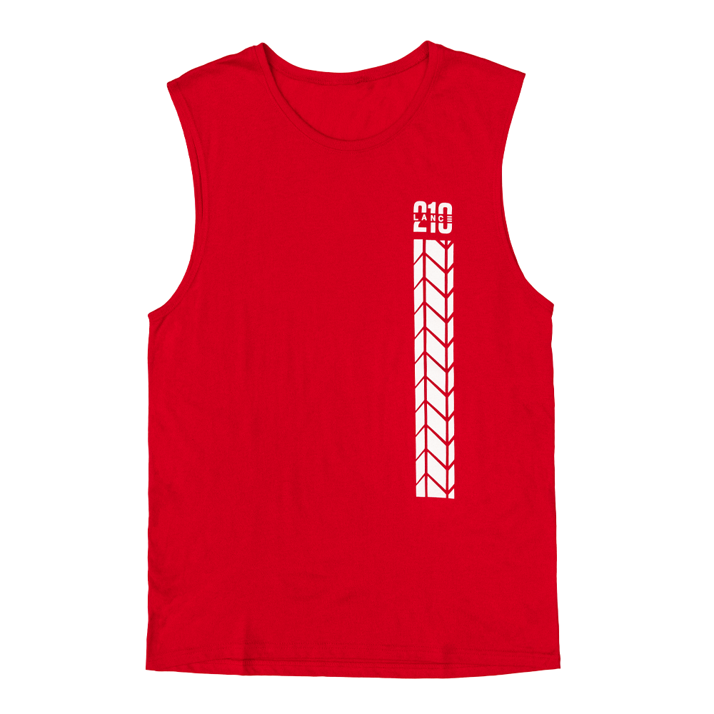 210 Tire Track Muscle Tank (Red) (Lance Stewart)