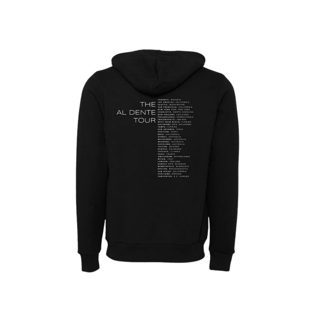 Al Dente Tour Unisex Hoodie - Black (Matteo Lane)