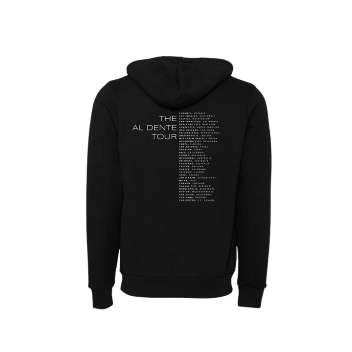 Al Dente Tour Unisex Hoodie - Black (Matteo Lane)