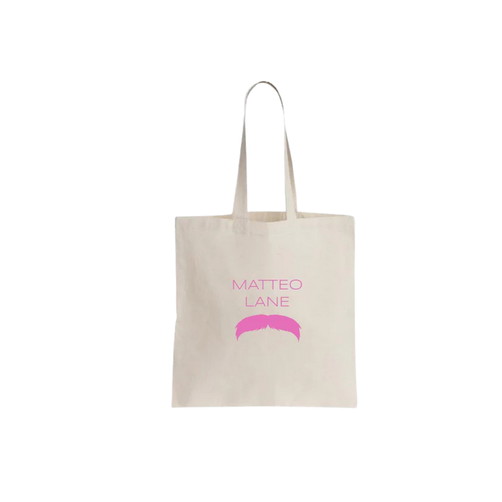 Mustache Tote - Pink (Matteo Lane)