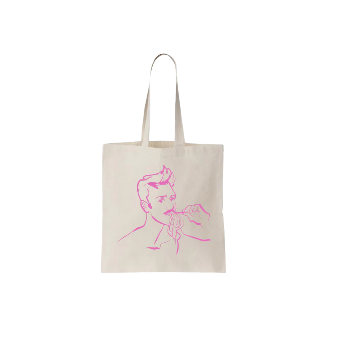 Mustache Tote - Pink (Matteo Lane)