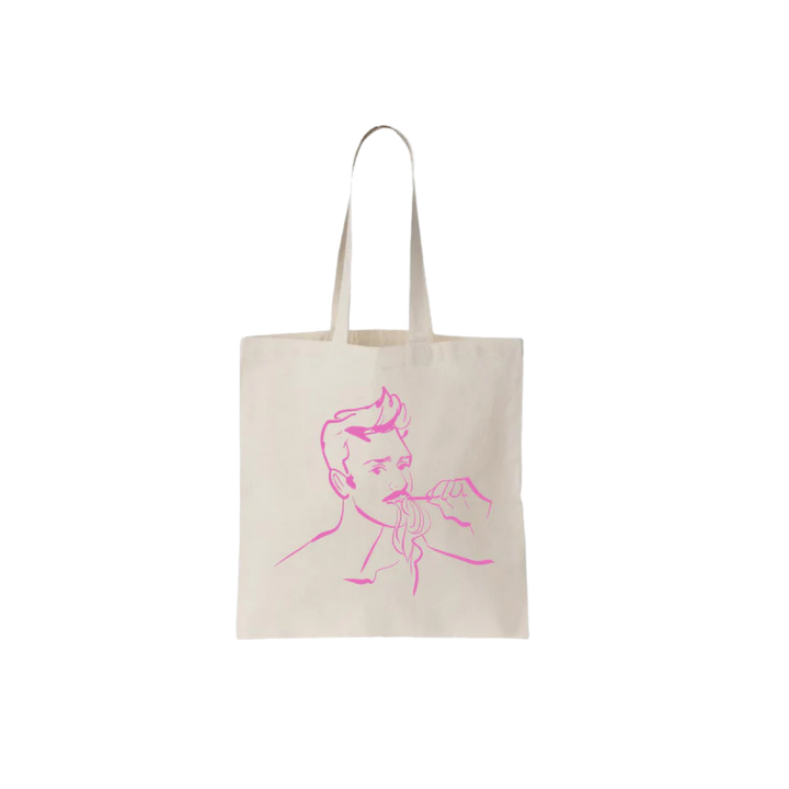 Mustache Tote - Pink (Matteo Lane)