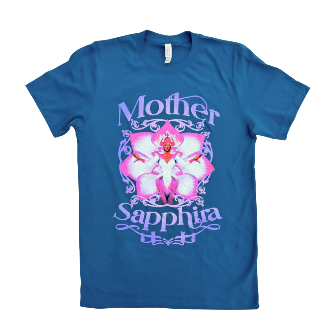 Mother Blue T-shirt (Sapphira Cristál)