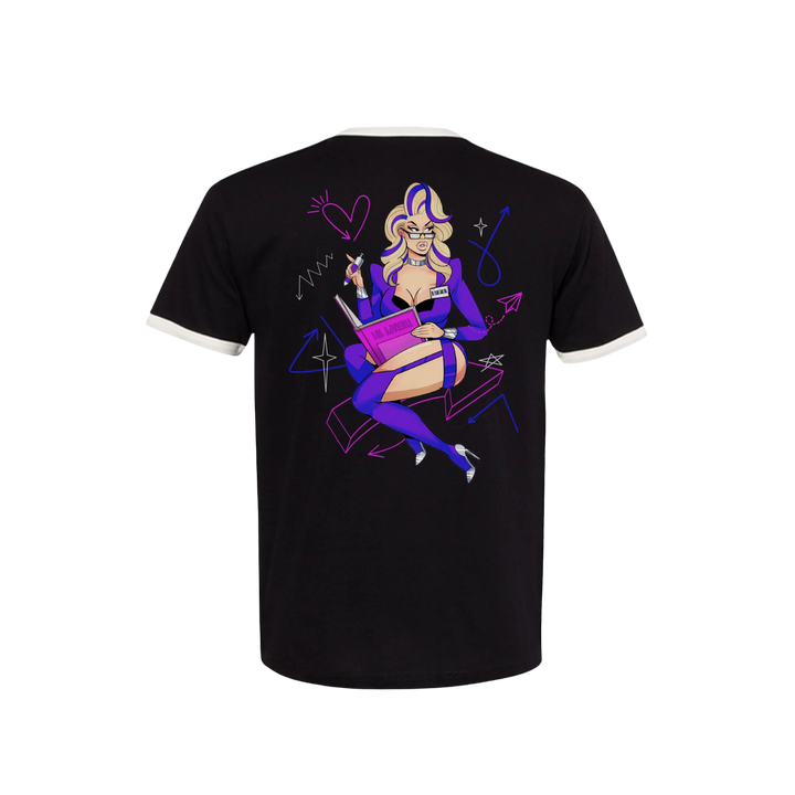 Mama, Kudos Ringer Tee (Plane Jane)