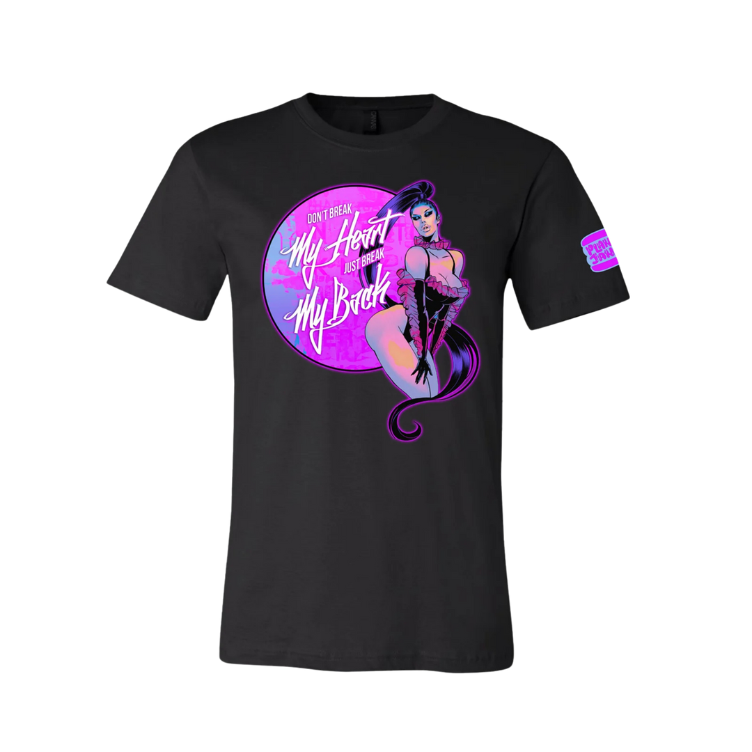 Don't Break My Heart, Just Break My Back Tee (Plane Jane)