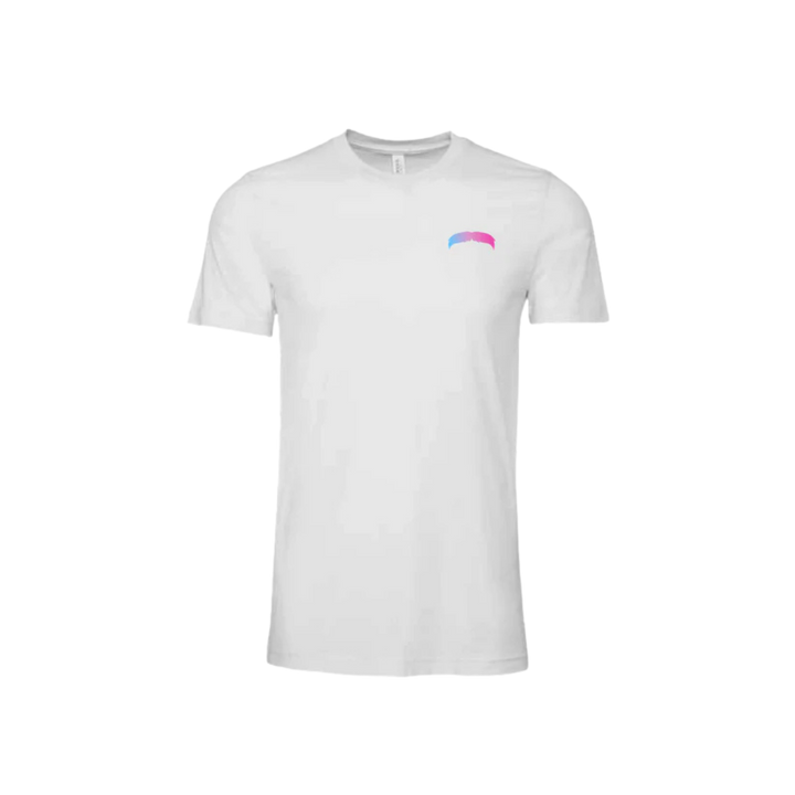 Mustache Unisex Tee - White (Matteo Lane)