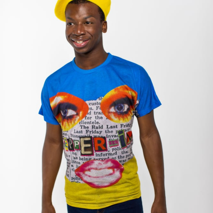 Ransom Note Sublimated Tee (Peppermint)