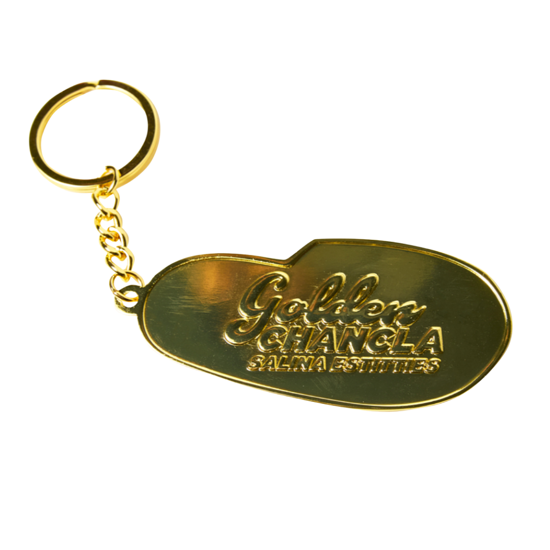 Golden Chancla Keychain (Salina EsTitties)