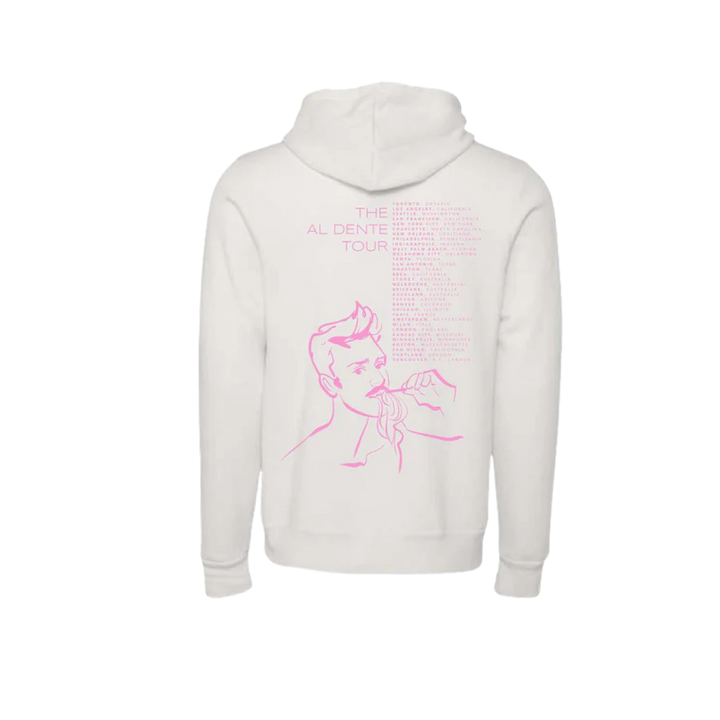 Al Dente Tour Unisex Hoodie - Vintage White (Matteo Lane)