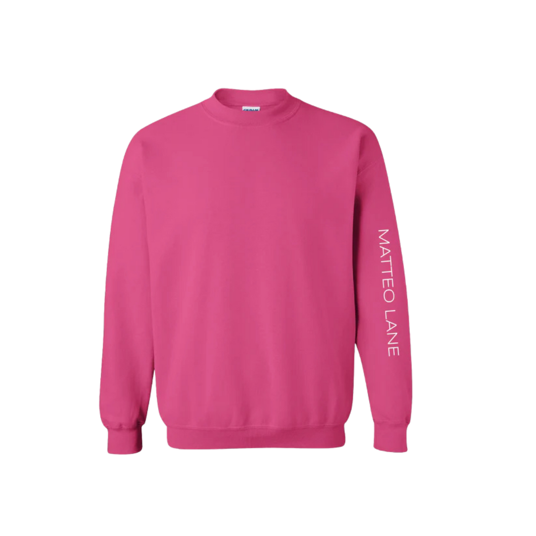 Al Dente Tour Unisex Crewneck - Pink (Matteo Lane)