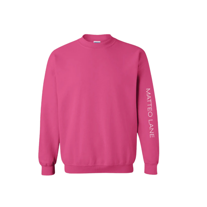 Al Dente Tour Unisex Crewneck - Pink (Matteo Lane)