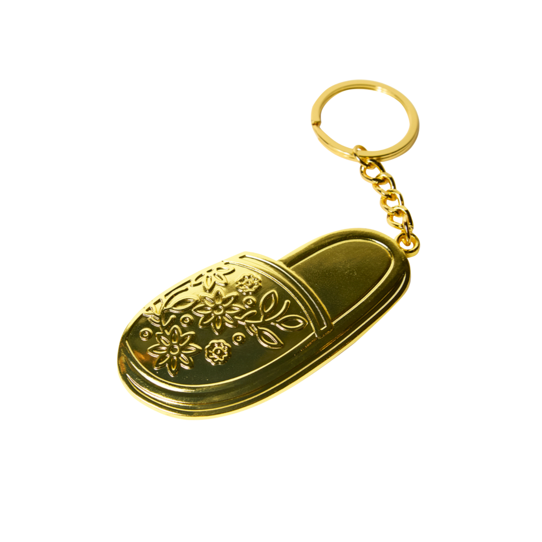 Golden Chancla Keychain (Salina EsTitties)