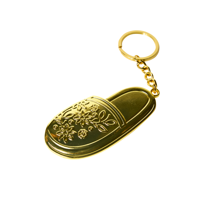 Golden Chancla Keychain (Salina EsTitties)