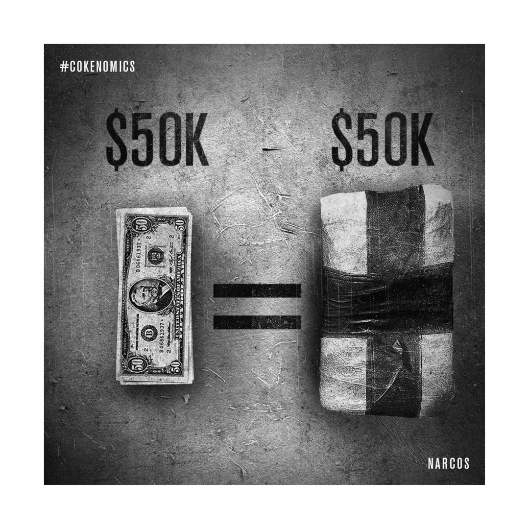 Cokenomics Equation Poster (Narcos)
