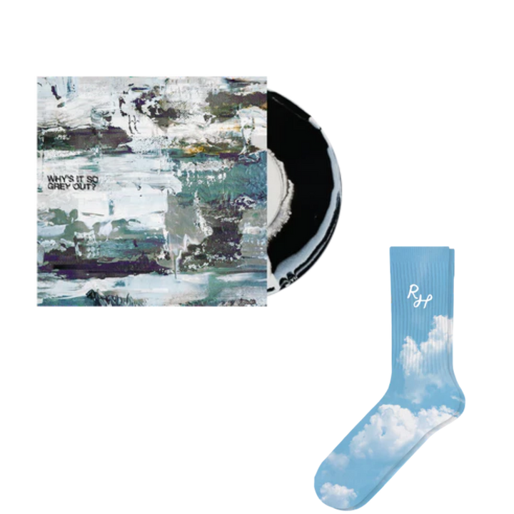 Why’s It So Grey Out? 10" Vinyl Bundle & Cloud Appreciation Socks Bundle (Asher Roth)