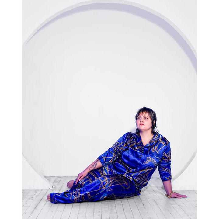 Chain Link Pajama Set (Sapphira Cristál)