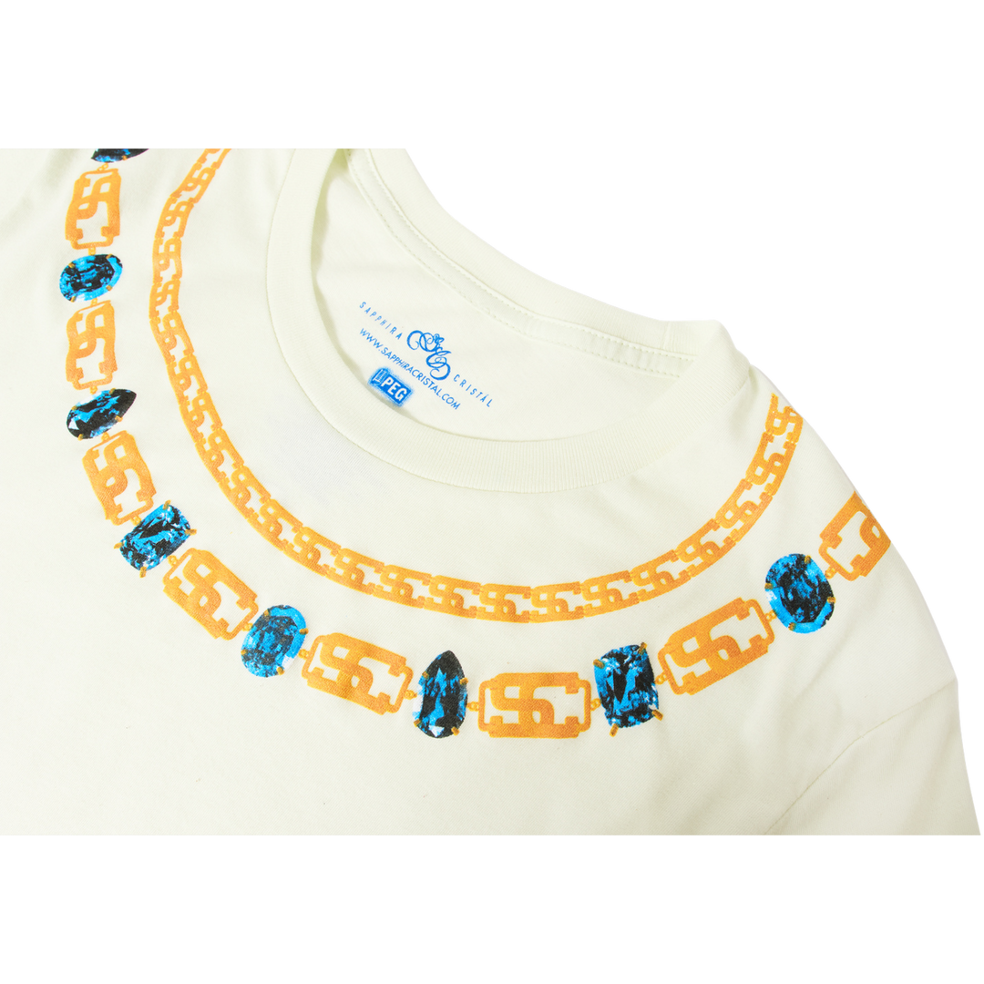 Jewels Chains Tee - Citron (Sapphira Cristál)