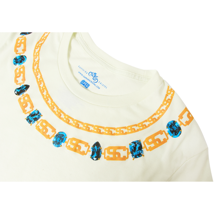 Jewels Chains Tee - Citron (Sapphira Cristál)