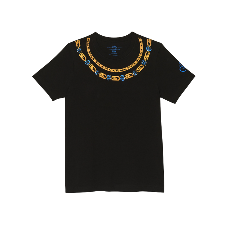 Jewels Chains Tee - Black (Sapphira Cristál)