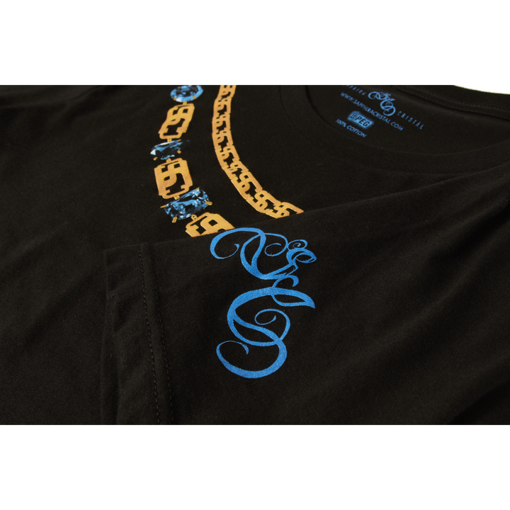 Jewels Chains Tee - Black (Sapphira Cristál)