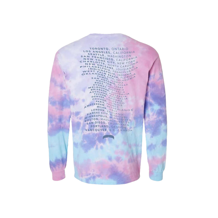 Al Dente Tour Unisex Long Sleeve Tee - Tie Dye (Matteo Lane)