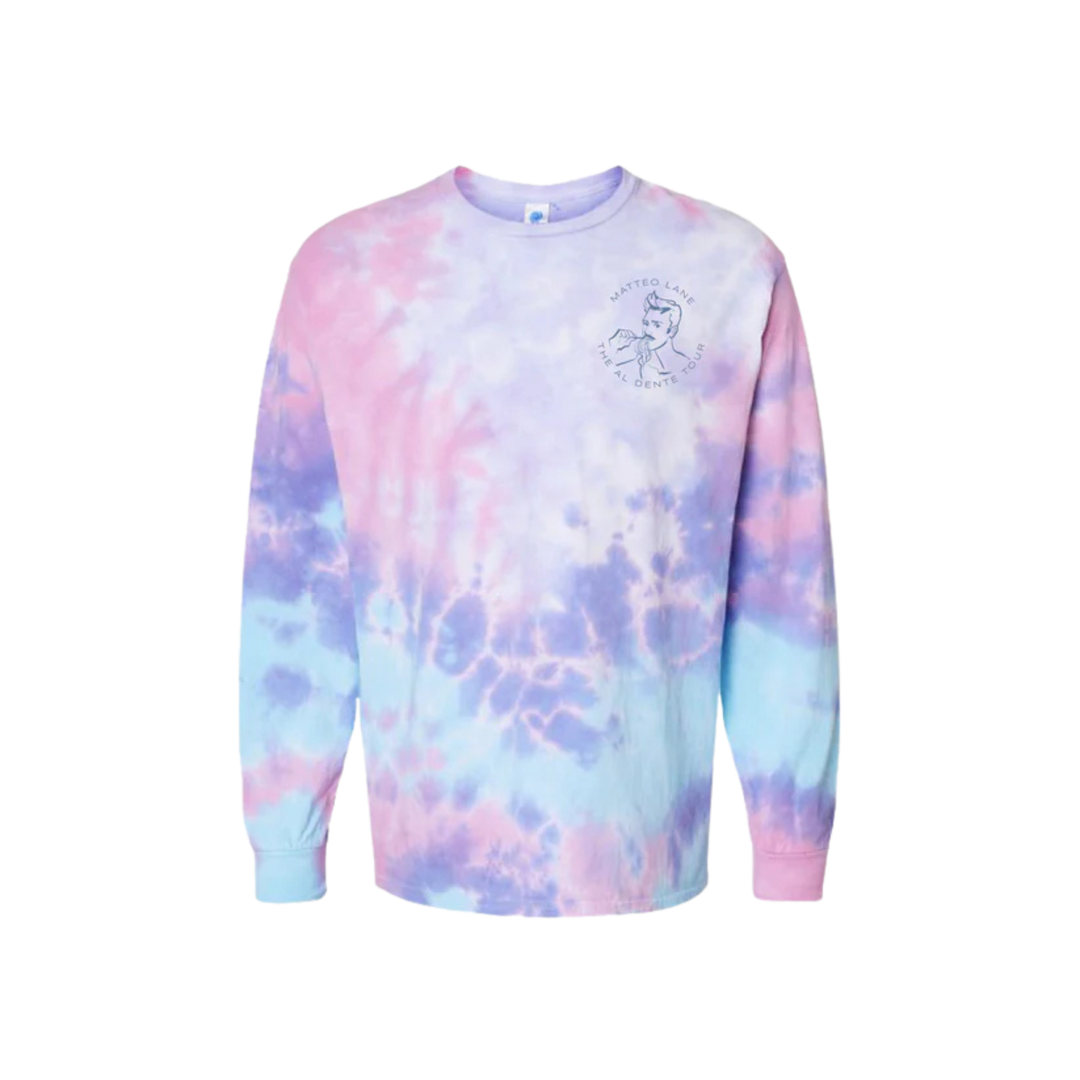 Al Dente Tour Unisex Long Sleeve Tee - Tie Dye (Matteo Lane)