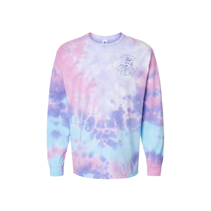Al Dente Tour Unisex Long Sleeve Tee - Tie Dye (Matteo Lane)