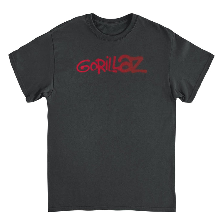 Logo Graffiti Red T-Shirt (GORILLAZ)