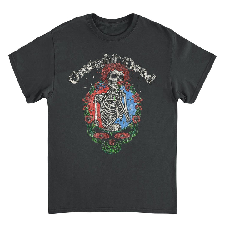 Floral Stealie T-Shirt (Grateful Dead)